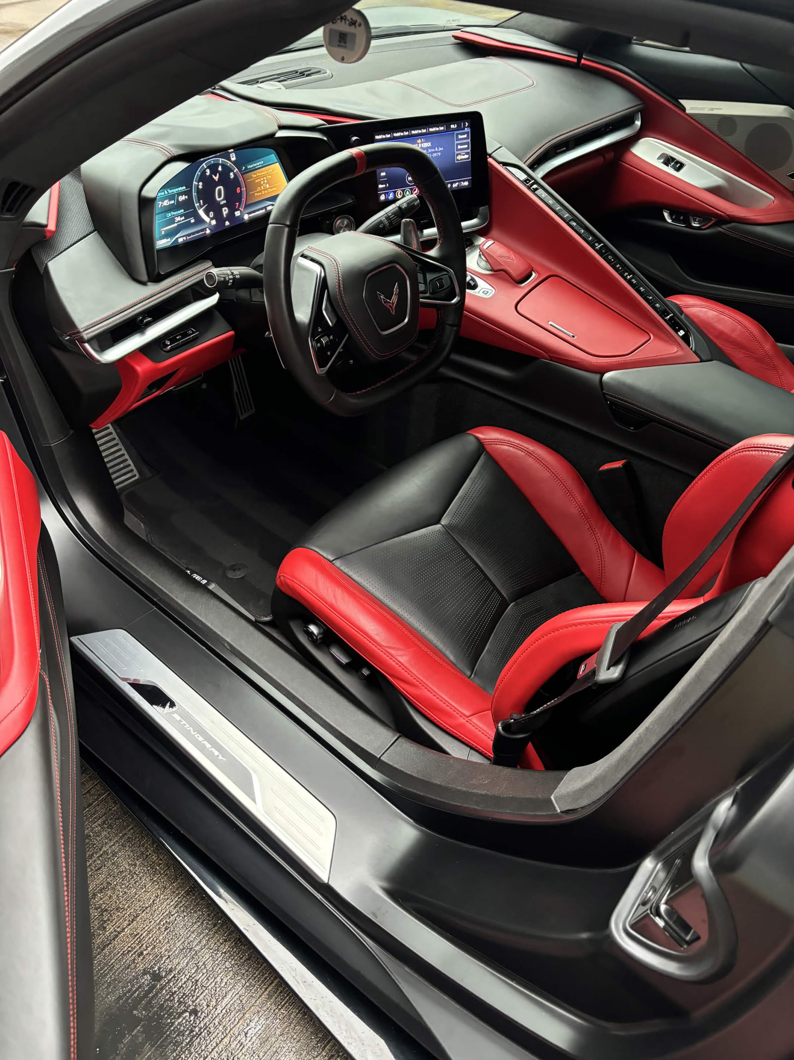 Corvette Stingray cockpit after interior detail